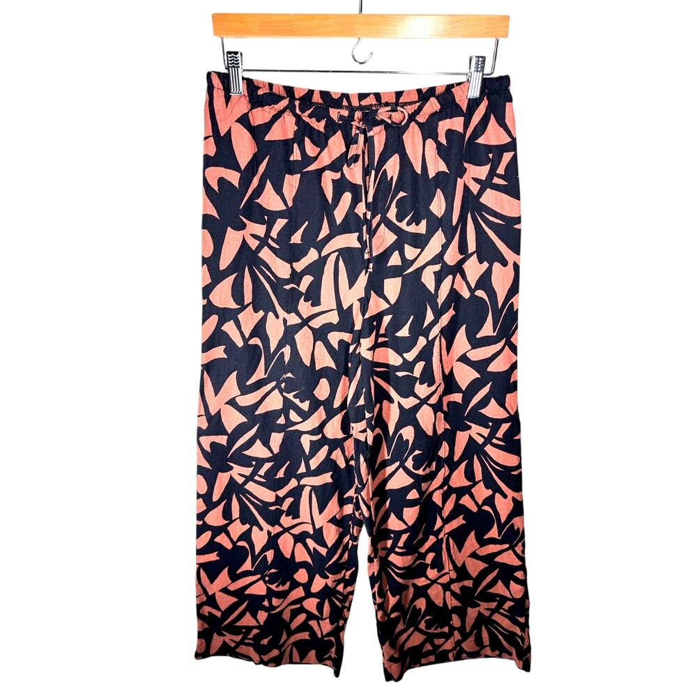a new day Black and Pink Wide Leg Pants